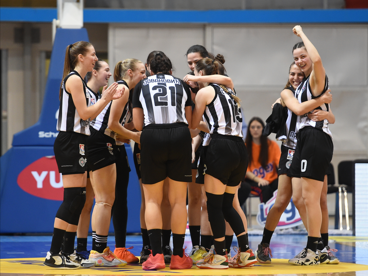 , kosarkasica Partizana, na utakmici polufinala kupa Srbije protiv Crvene zvezde, u hali Cair. Nis, 02.03.2024. foto: Nebojsa Parausic Kosarka, Kup Srbije Ciga Vasojevic, Partizan, Crvena zvezda
