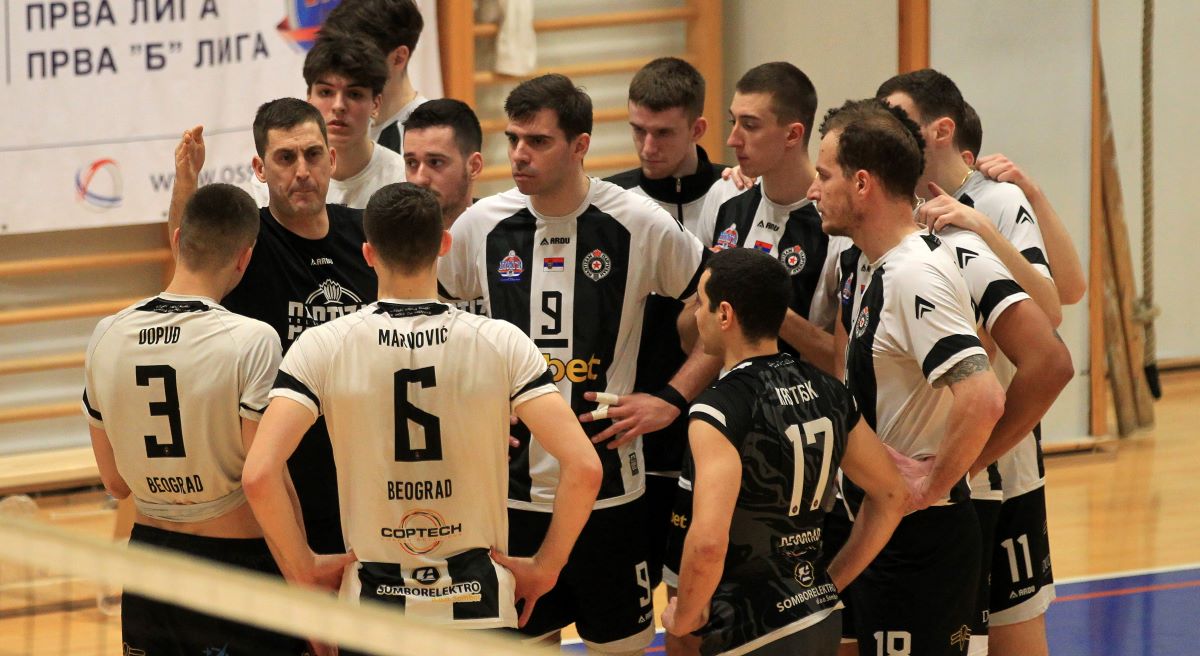 , odbojkas Partizana, na prvenstvenoj utakmici protiv Crvene zvezde, u hali Master. Beograd, 17.03.2024. foto: MN Press / vm Odbojka, Partizan, Crvena zvezda