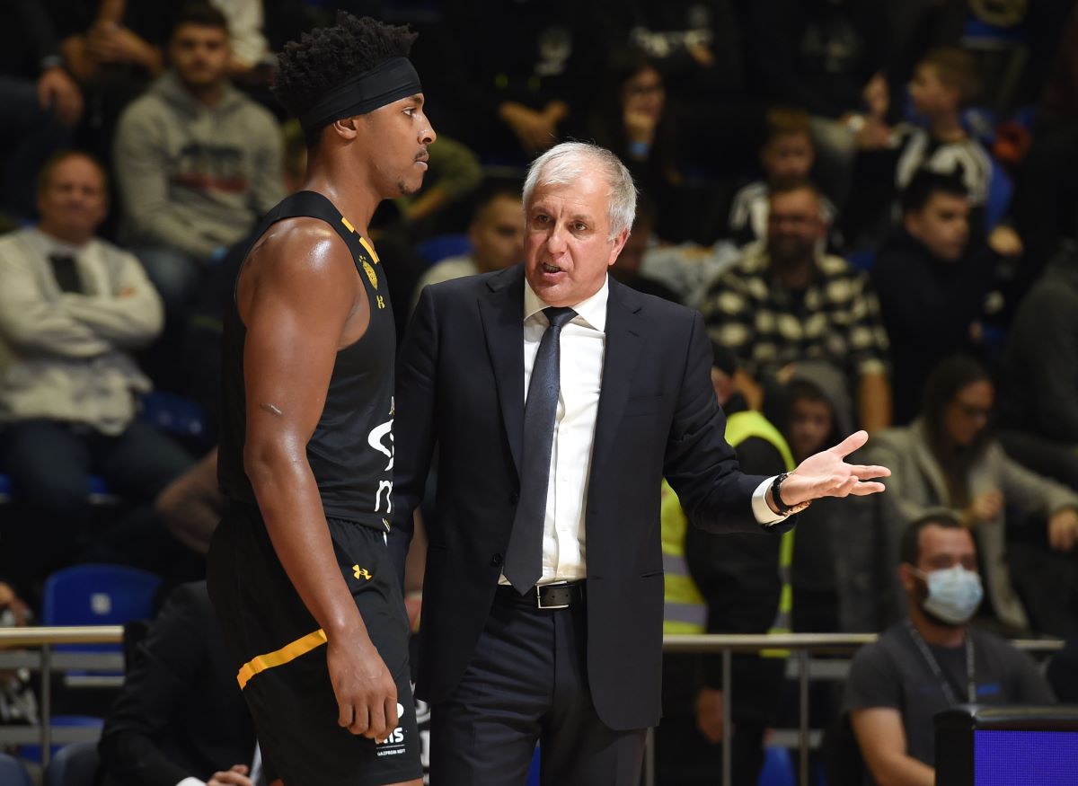 Zek Ledej i Željko Obradović, KK Partizan