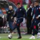 fudbaler Crvene zvezde na utakmici Superlige Prvenstva Srbije protiv Partizana na stadionu Rajka Mitica, Beograd, 20.04.2024. godine Foto: Marko Metlas Fudbal, Crvena zvezda, Superliga Prvenstvo Srbije, Partizan