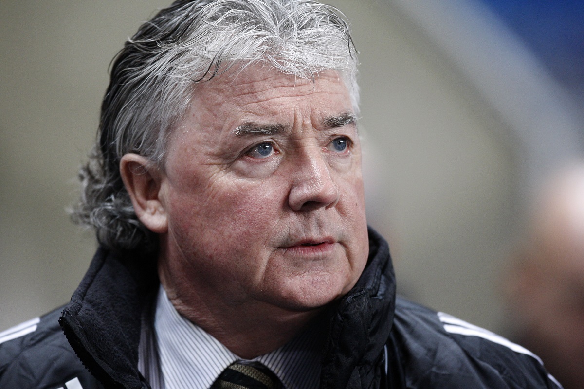 FILE - Newcastle's manager Joe Kinnear is seen before his team's 2-1 loss at Manchester City in their English Premier League soccer match at The City of Manchester Stadium, in Manchester, England, Wednesday, Jan. 28, 2009. Kinnear, who won the FA Cup, League Cup and UEFA Cup as a player with Tottenham and went on to manage Wimbledon and Newcastle, has died at age 77. Kinnear's death was announced on Sunday, April 7, 2024, by his family. (AP Photo/Jon Super, File)
