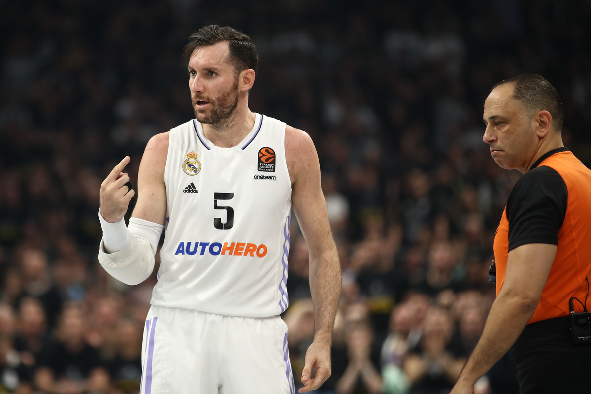 RUDY FERNANDEZ Rudi Fernandez kosarkas Real Madrida na utakmici Evrolige protiv Partizana u hali Stark Beogradska Arena, Beograd 02.05.2023. godine Foto: Ivica Veselinov / MN PRESS KOSARKA, BASKETBALL, EVROLIGA, EUROLEAGUE, KK PARTIZAN MOZZARTBET, REAL MADRID
