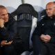 ALBERT NADJ pomocni trener i IGOR DULJAJ trener fudbalera Partizana na utakmici Superlige Prvenstva Srbije protiv Radnickog Kragujevac na stadionu Partizana, Beograd 14.05.2023. godine Foto: Marko Metlas Fudbal, Partizan, Superliga Prvenstvo Srbije, Radnicki Kragujevac