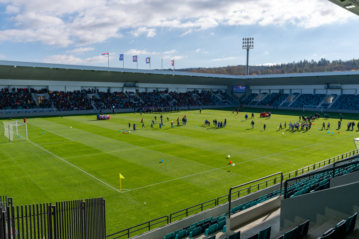 Otvaranje stadiona Kraljevica u Zajecaru. Zajecar, 19.11.2023. foto: MN Press / dt Fudbal, Total