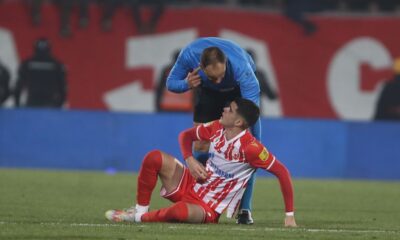 KOSTA NEDELJKOVIC fudbaler Crvene zvezde, na prvenstvenoj utakmici protiv Partizana, na stadionu JNA. Beograd, 20.12.2023. foto: MN Press / Ivica Veselinov Fudbal, 171. derbi, Partizan, Crvena zvezda,
