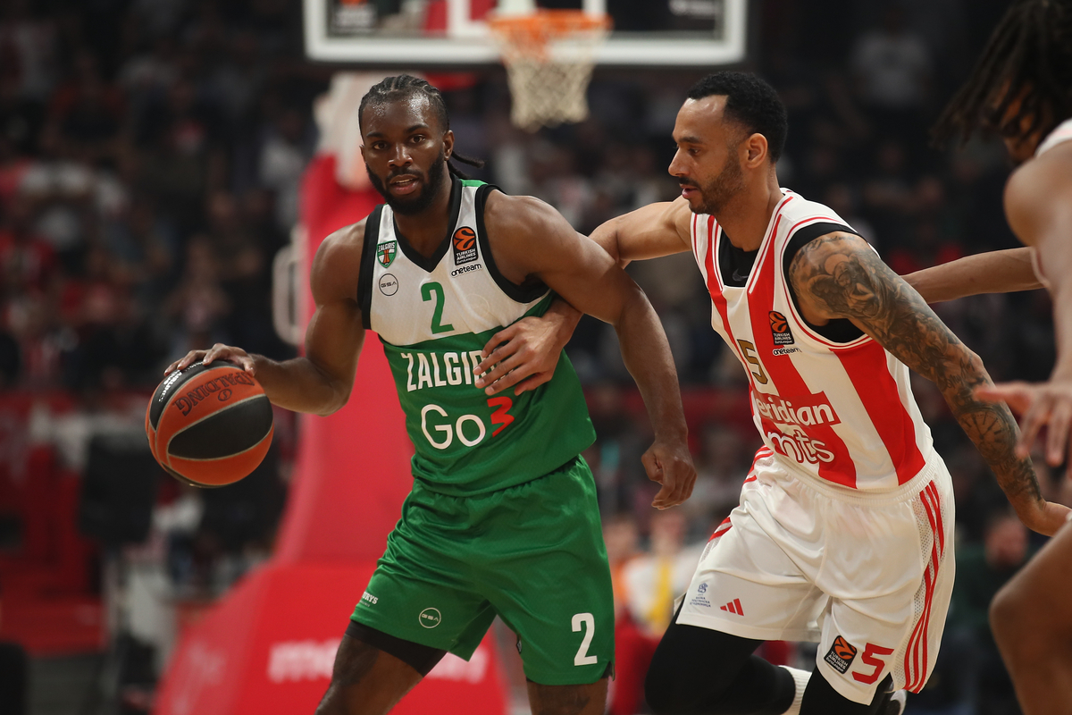 KEENAN EVANS Kinan Evans kosarkas Zalgirisa na utakmici Evrolige protiv Crvene zvezde u hali Beogradska Stark Arena, Beograd 09.02.2024. godine Foto: Ivica Veselinov / MN PRESS KOSARKA, BASKETBALL, EVROLIGA, EUROLEAGUE, CRVENA ZVEZDA, ZALGIRIS