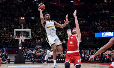 ZACHARY ZACH VINCENT LeDAY Zek Ledej, kosarkas Partizana, na utakmici Evrolige protiv Armanija, u hali Mediolanum Forum. Milano, 08.03.2024. foto: MN Press / cd Kosarka, Euroleague, Armani, Partizan