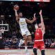 ZACHARY ZACH VINCENT LeDAY Zek Ledej, kosarkas Partizana, na utakmici Evrolige protiv Armanija, u hali Mediolanum Forum. Milano, 08.03.2024. foto: MN Press / cd Kosarka, Euroleague, Armani, Partizan