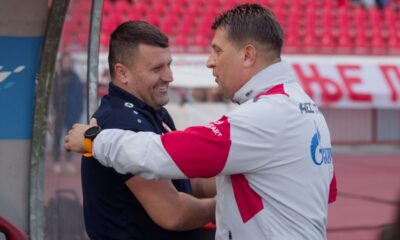 FEDJA DUDIC trener fudbalera Radnickog Kragujevac na utakmici Superlige Prvenstva Srbije protiv VLADAN MILOJEVIC trener Crvene zvezde na stadionu Rajka Mitica, Beograd, 17.03.2024. godine Foto: Marko Metlas Fudbal, Crvena zvezda, Superliga Prvenstvo Srbije, Radnicki Kragujevac