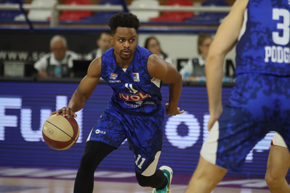 KEVIN DUANE YOGI FERRELL Kevin Duejn Jogi Ferel kosarkas Buducnosti na utakmici ABA lige protiv FMP Zeleznika u hali FMP Arena, Beograd 21.03.2024. godine Foto: Ivica Veselinov / MN PRESS KOSARKA, BASKETBALL, ABA LIGA, ABA LEAGUE, FMP ZELEZNIK, BUDUCNOST PODGORICA