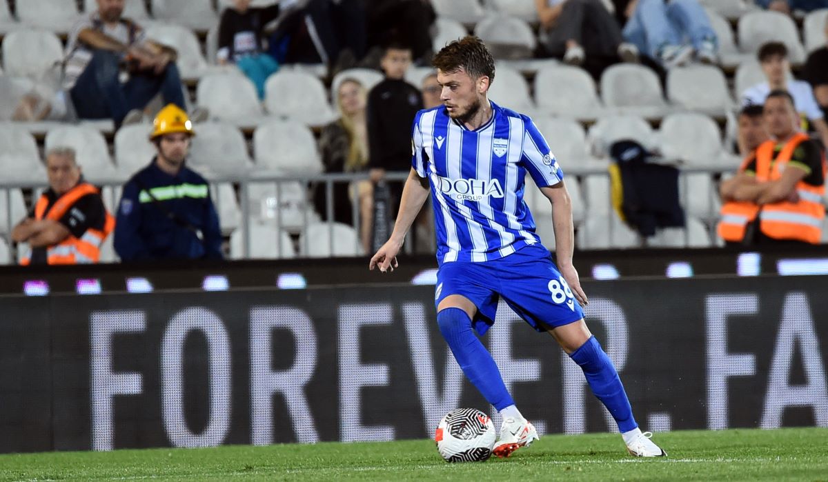 ADEM LJAJIC, fudbaler Novog Pazara, na prvenstvenoj utakmici protiv Partizana, na stadionu JNA. Beograd, 07.04.2024. foto: Nebojsa Parausic Fudbal, Partizan, Novi Pazar