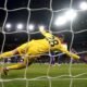 Aston Villa's Morgan Rogers, third right, scores their side's second goal of the game during the English Premier League soccer match between Aston Villa and FC Chelsea in Birmingham, England, Saturday, April 27, 2024. (Nick Potts/PA via AP)