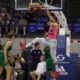 kosarkas Mega MIS-a na utakmici cetvrtfinala plejofa ABA lige protiv Cedevita Olimpije u hali sportova Ranko Zeravica, Beograd 15.04.2024. godine Foto: Ivica Veselinov / MN PRESS KOSARKA, BASKETBALL, ABA LIGA, ABA LEAGUE, MEGA MIS, KK CEDEVITA OLIMPIJA, PLAY OFF, PLEJOF