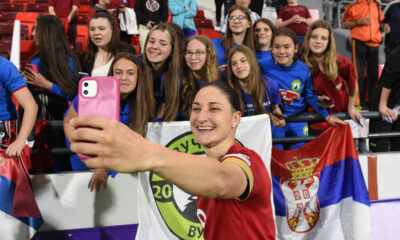 SERBIA vs SCOTLAND. Leskovac, 05.04.2024. foto: Nebojsa Parausic Fudbal, Srbija, Skotska, Zene