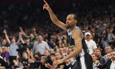 kosarkas Partizana na utakmici polufinala plej ofa ABA lige protiv Buducnosti u hali Beogradska arena, Beograd 10.05.2024. godine Foto: Marko Metlas Kosarka, ABA liga, Partizan, Buducnost, Plej of, Polufinale