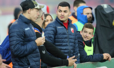 NEMANJA RADONJIC bivsi fudbaler Crvene zvezde na utakmici Superlige Prvenstva Srbije protiv Mladosti Lucani na stadionu Rajka Mitica, Beograd, 05.05.2019. godine Foto: Marko Metlas Fudbal, Crvena zvezda, Superliga Prvenstvo Srbije, Mladost Lucani