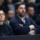 DEJAN BODIROGA bivsi kosarkas, Partizan na utakmici ULEB Evrokupa protiv Darusafake Istanbul u hali Alekandar Nikolic Pionir, Beograd 29.01.2020. godine Foto: Marko Metlas Kosarka, Partizan, ULEB Evrokup, Darusafaka