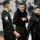 SASA ILIC trener fudbalera Cukarickog na utakmici Superlige Prvenstva Srbije protiv Partizana na stadionu Partizana, Beograd 31.10.2021. godine Foto: Marko Metlas Fudbal, Partizan, Superliga Prvenstvo Srbije, Cukaricki