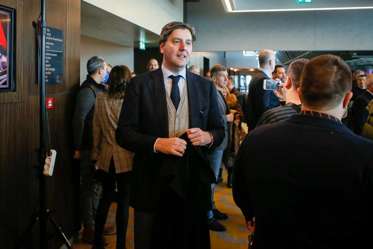 DEJAN BODIROGA na promociji knjige Svetislava Pesica MOJA IGRA MOJ PUT u hotelu Kraun Plaza, Beograd 12.01.2022. godine Foto: MN PRESS / Ivica Veselinov SVETISLAV PESIC, KNJIGA, PROMOCIJA