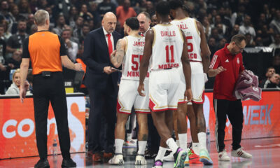 SASA OBRADOVIC trener Monaka na utakmici Evrolige protiv Partizana u hali Beogradska Stark Arena, Beograd 05.12.2023. godine Foto: Ivica Veselinov / MN PRESS KOSARKA, BASKETBALL, EVROLIGA, EUROLEAGUE, PARTIZAN, MONACO, MONAKO