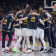 RADOST kosarkasa Reala Madrid na utakmici Evrolige protiv Partizana u hali Stark Beogradska arena, Beograd 21.03.2024. godine Foto: Marko Metlas Kosarka, Partizan, Evroliga, Real Madrid