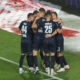 RADOST fudbalera TSC na utakmici Superlige Prvenstva Srbije protiv Crvene zvezde na stadionu Rajka Mitica, Beograd, 02.05.2024. godine Foto: MN Press Fudbal, Crvena zvezda, Superliga Prvenstvo Srbije, TSC