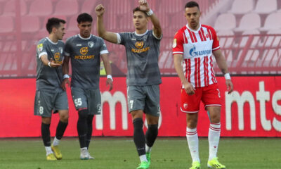 MATIJA GLUSCEVIC fudbaler Radnickog na utakmici Superlige Prvenstva Srbije protiv Crvene zvezde na stadionu Rajka Mitica, Beograd, 12.05.2024. godine Foto: MN Press / ss Fudbal, Crvena zvezda, Superliga Prvenstvo Srbije, Radnicki Kragujevac