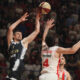 kosarkas Partizana na utakmici finala plejofa ABA lige protiv Crvene zvezde u hali Aleksandar Nikolic, Beograd 13.05.2024. godine Foto: Ivica Veselinov / MN PRESS KOSARKA, BASKETBALL, ABA LIGA, ABA LEAGUE, CRVENA ZVEZDA, KK PARTIZAN