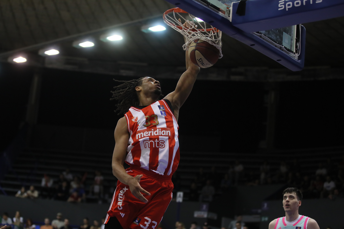 kosarkas Mega MIS-a na utakmici polufinala plejofa ABA lige protiv Crvene Zvezde u hali sportova Ranko Zeravica, Beograd 07.05.2024. godine Foto: Ivica Veselinov / MN PRESS KOSARKA, BASKETBALL, ABA LIGA, ABA LEAGUE, MEGA MIS, CRVENA ZVEZDA