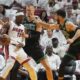 Kristaps Porzingis Bem Adebajo Džejson Tejtum Boston Majami