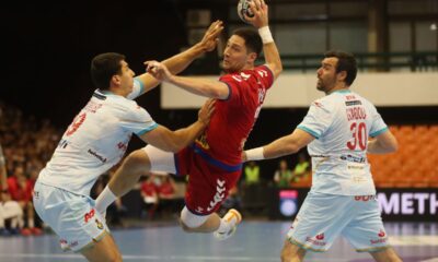 rukometas Srbije na utakmici EHF kvalifikacija za Evropsko Prvenstvo protiv Spanije u hali SPENS, Novi Sad 12.05.2024. godine Foto: Ivica Veselinov / MN PRESS RUKOMET, HANDBALL, SRBIJA, SPANIJA, SPAIN, EHF