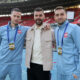 Aleksandar Dragović i fudbaleri reprezentacije Srbije na prijateljskoj utakmici protiv Austrije na stadionu Ernst Hapel, Bec 04.06.2024. godine Foto: Marko Metlas Fudbal, Srbija, Austrija, Prijateljska utakmica