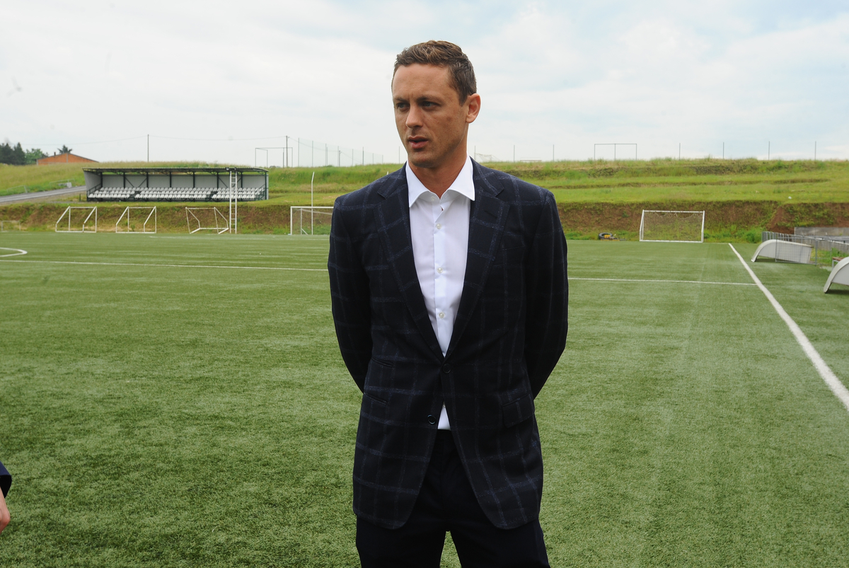 Podela opreme za fudbalske klubove opstine Ub. NEMANJA MATIC Ub, 27.05.2019. foto: Nebojsa Parausic Fudbal, FSS