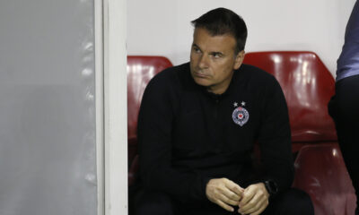 ALEKSANDAR STANOJEVIC trener fudbalera Partizana na utakmici Superlige protiv Vozdovca na stadionu Vozdovca, Beograd 16.05.2022. godine Foto: Ivica Veselinov / MN PRESS FUDBAL, FOOTBALL, SUPERLIGA, PRVENSTVO SRBIJE, VOZDOVAC, PARTIZAN