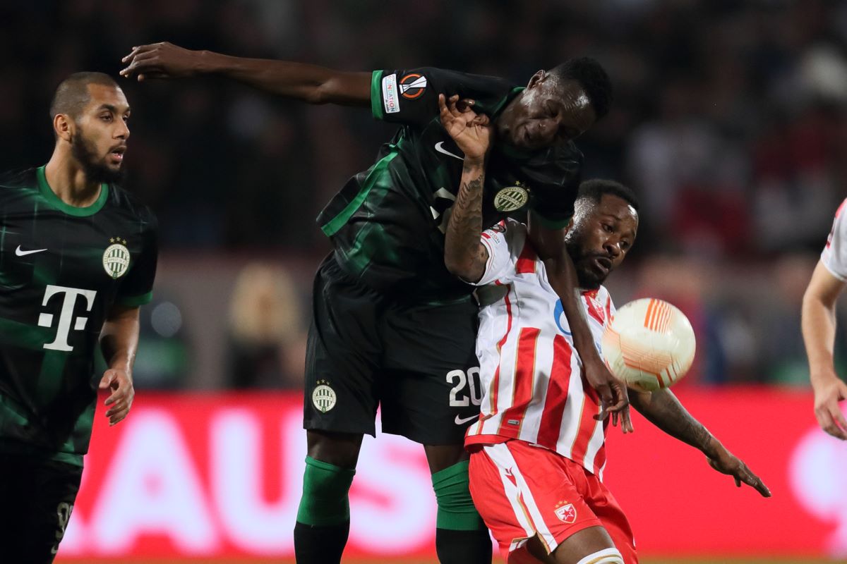 TOKMAC NGUEN Tokmak Nguen fudbaler Ferencvarosa na utakmici UEFA Lige Evropa protiv Crvene zvezde na stadionu Rajko Mitic, Beograd 06.10.2022. godine Foto: Marko Metlas Fudbal, Crvena zvezda, UEFA Liga Evropa, Ferencvaros