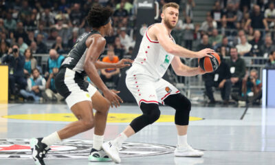NICOLO MELLI Nikolo Meli kosarkas Emporio Armani Milano na utakmici Evrolige protiv Partizana u hali Stark Beogradska arena, Beograd 18.10.2022. godine Foto: Marko Metlas Kosarka, Partizan, Evroliga, Emporio Armani Milano