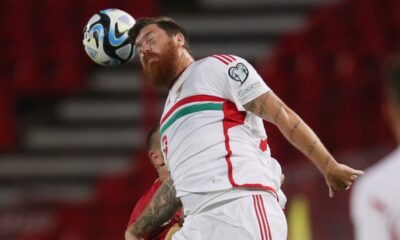 MARTIN ADAM fudbaler reprezentacije Madjarske na utakmici kvalifikacija za UEFA Evropsko prvenstvo 2024 godine protiv Srbije na stadionu Rajka Mitica, Beograd 07.09.2023. godine Foto: Marko Metlas Fudbal, Reprezentacija, Srbija, Madjarska, UEFA Evropsko prvenstvo, EURO 2024