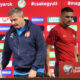 DRAGAN STOJKOVIC PIKSI selektor i trener i DUSAN TADIC fudbaleri reprezentacije Srbije na pres konferenciji pred utakmicu kvalifikacija za UEFA Evropsko prvenstvo 2024 godine protiv Madjarske na stadionu Ferenc Puskas, Budimpesta 13.10.2023. godine Foto: Marko Metlas Fudbal, Reprezentacija, Srbija, Madjarska, UEFA Evropsko prvenstvo, EURO 2024