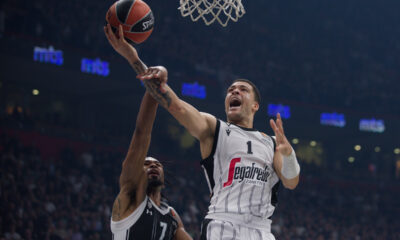 IFFE LUNDBERG Ife Lundberg kosarkas Virtusa Bolonja na utakmici Evrolige protiv Partizana u hali Stark Beogradska arena, Beograd 28.12.2023. godine Foto: Marko Metlas Kosarka, Partizan, Evroliga, Virtus Bolonja