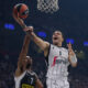 IFFE LUNDBERG Ife Lundberg kosarkas Virtusa Bolonja na utakmici Evrolige protiv Partizana u hali Stark Beogradska arena, Beograd 28.12.2023. godine Foto: Marko Metlas Kosarka, Partizan, Evroliga, Virtus Bolonja