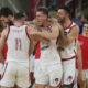 RADOST kosarkasa FMP Zeleznika na utakmici ABA lige protiv Buducnosti u hali FMP Arena, Beograd 21.03.2024. godine Foto: Ivica Veselinov / MN PRESS KOSARKA, BASKETBALL, ABA LIGA, ABA LEAGUE, FMP ZELEZNIK, BUDUCNOST PODGORICA