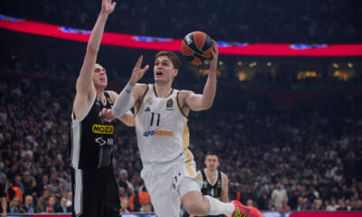 MARIO HEZONJA kosarkas Reala Madrid na utakmici Evrolige protiv Partizana u hali Stark Beogradska arena, Beograd 21.03.2024. godine Foto: Marko Metlas Kosarka, Partizan, Evroliga, Real Madrid