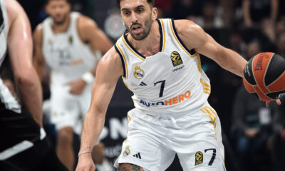 FACUNDO CAMPAZZO Fakundo Kampaco, kosarkasa Reala, na utakmici Evrolige protiv Partizana, u Beogradskoj Stark Areni. Beograd, 21.03.2024. foto: Nebojsa Parausic / MN Press Kosarka, Euroleague, Partizan, Real Madrid