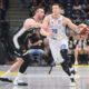 LUKA BOZIC kosarkas Zadra na utakmici Jadranske ABA lige protiv Partizana u hali Stark Beogradska arena, Beograd 08.04.2024. godine Foto: Marko Metlas Kosarka, Partizan, Jadranska ABA liga, Zadar