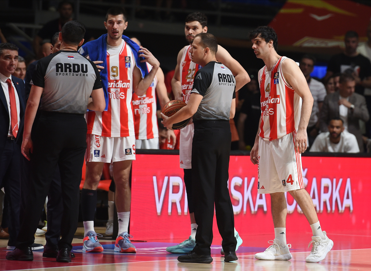 MILOS TEODOSIC, kosarkas Crvene zvezde, na utakmici finala plejofa prvenstva drzave, protiv Partizana, u hali Aleksandar Nikolic. Beograd, 03.06.2024. foto: Nebojsa Parausic Kosarka, Play off, Partizan, Crvena zvezda