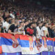 NAVIJACI fudbalera reprezentacije Srbije na utakmici UEFA Evropskog prvenstva 2024 godine protiv Engleske na stadionu AufSalke arena, Gelzenkirhen, 16.06.2024. godine Foto: Marko Metlas Fudbal, Reprezentacija, Srbija, UEFA Evropsko prvenstvo, EURO 2024, Engleska