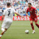 LAZAR SAMARDZIC fudbaler reprezentacije Srbije na utakmici UEFA Evropskog prvenstva 2024 godine protiv Slovenije na stadionu Minhen fudbal arena, Minhen, 20.06.2024. godine Foto: Marko Metlas Fudbal, Reprezentacija, Srbija, UEFA Evropsko prvenstvo, EURO 2024, Slovenija