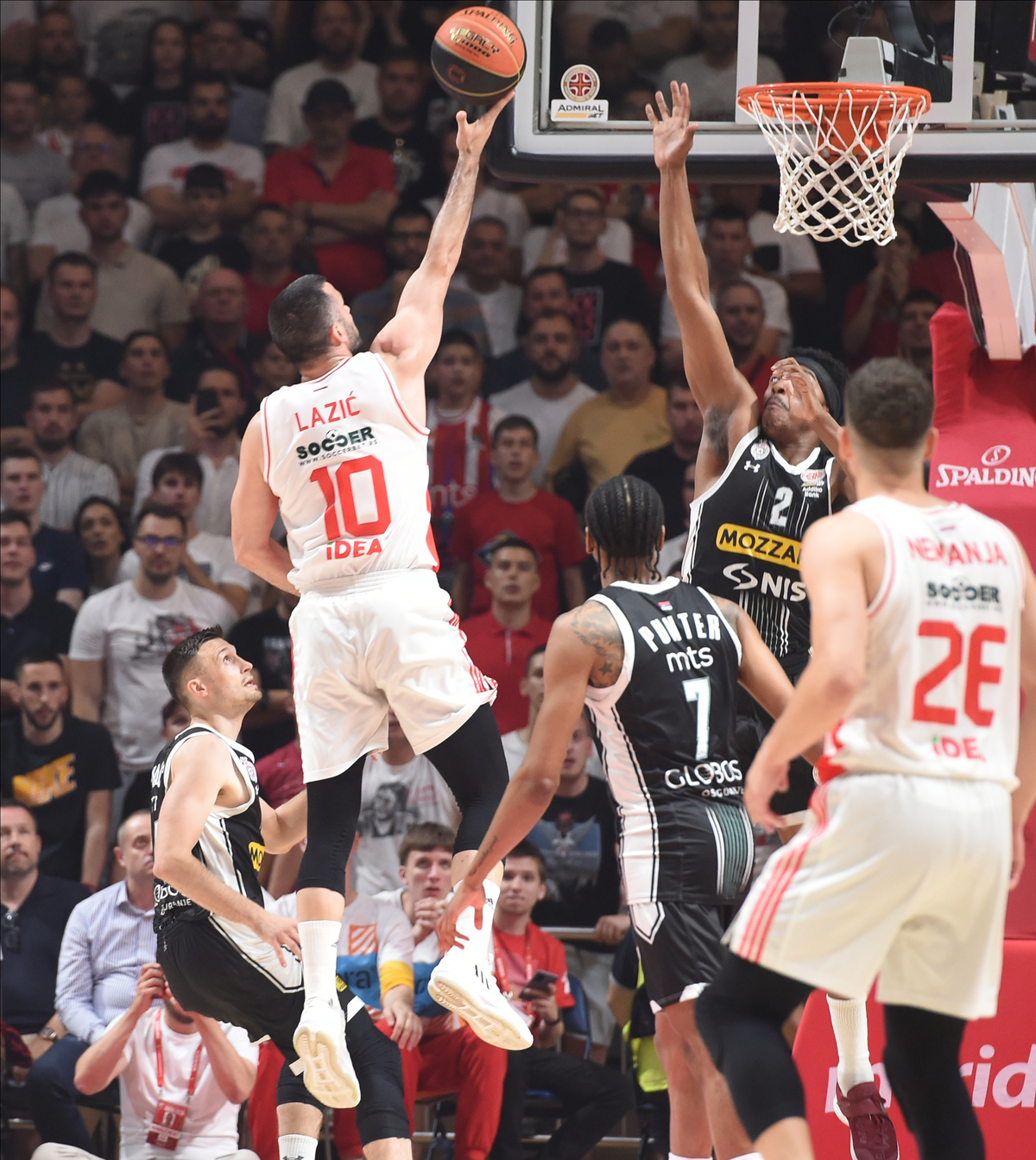 CRVENA ZVEZDA vs PARTIZAN Beograd, 03.06.2024. foto: Nebojsa Parausic Kosarka,