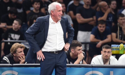 Trener Partizana na utakmici finala plejofa Kosarkaske Superlige Srbije protiv Crvene Zvezde u hali Beogradska Arena, Beograd 05.06.2024. godine Foto: Ivica Veselinov / MN PRESS KOSARKA, BASKETBALL, KLS, SUPERLIGA, PRVENSTVO SRBIJE, NATIONAL CHAMPIONSHIP, PARTIZAN, CRVENA ZVEZDA