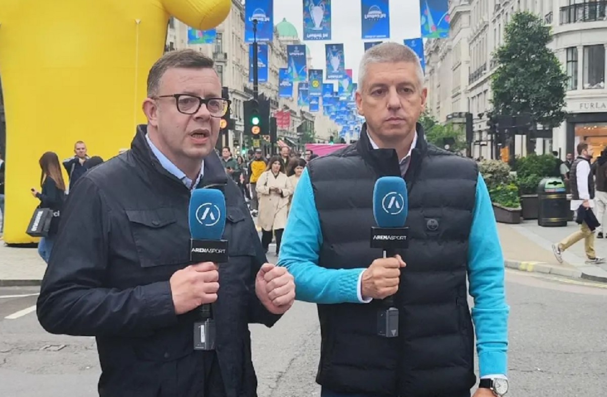 milos milicevic nenad milovanovic komentatori TV Arena sport